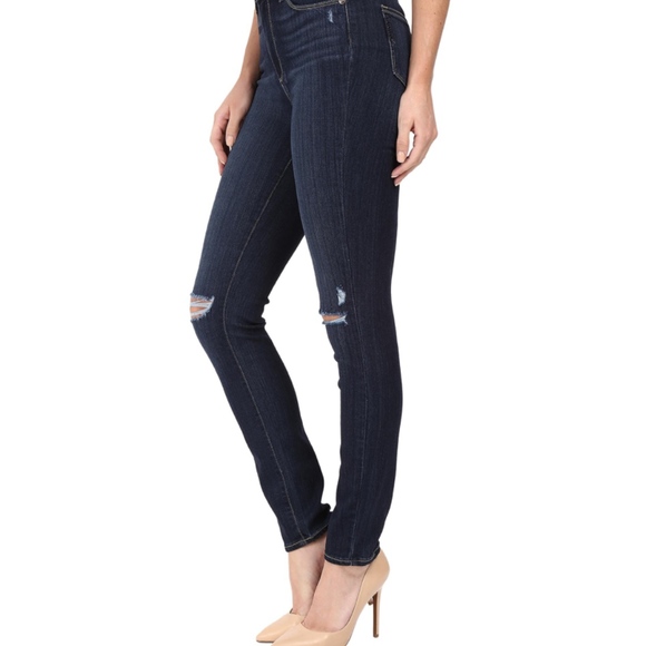 PAIGE Denim - Paige Hoxton Destructed Ankle Jeans, Aveline